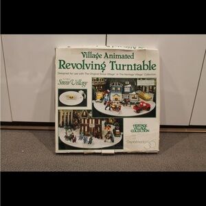 Snow Village Revolving Turntable